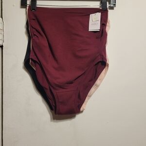 AUDEN Maternity Over Belly Stretch Cotton Blend Briefs by AUDEN Size S (4-6)